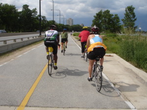 biking